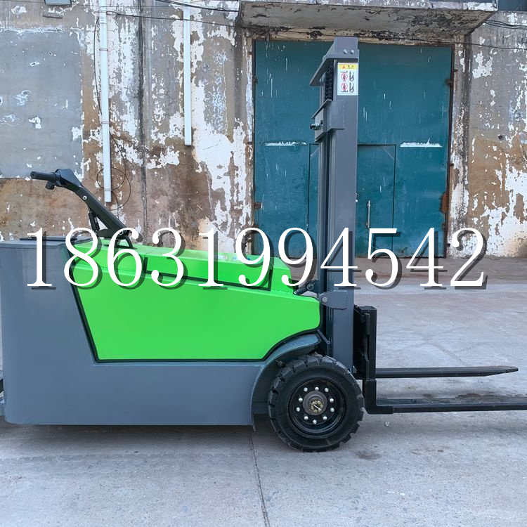 宜君县小型电动叉车1吨2吨步行站驾式电瓶堆高充电装卸车液压升降车铲车